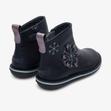 Camper Navy Boots Kids - Twins Online Ireland | ZQLIX0743